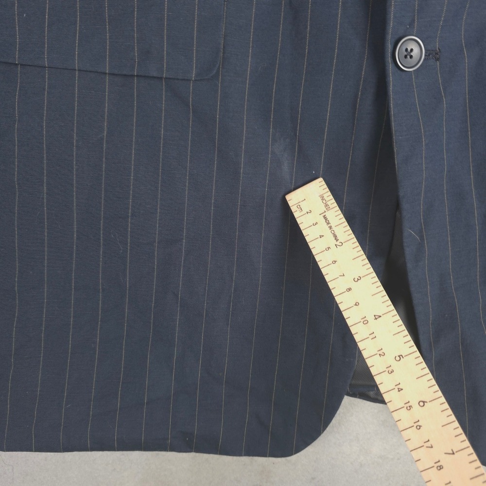 Banana Republic Pinstripe Blazer‎ Business Casual Jacket 46L - Picture 5 of 10